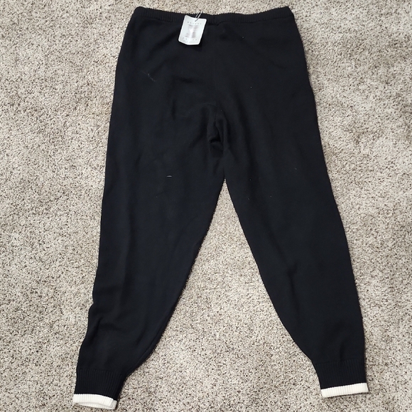Savage X Fenty Black Joggers with White Accents - Picture 2 of 6